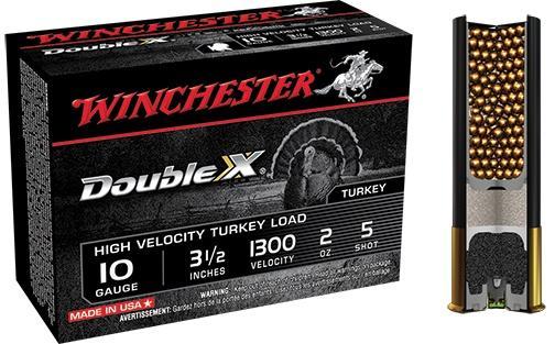 Winchester Ammunition Winchester Double X Turkey Load 10 ga 3-1/2" MAX 2 oz #5 1300 fps 10/ct