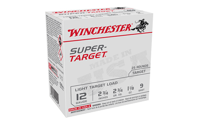 Winchester Ammunition Winchester Supertarget 12ga 2.75" #9 25/250
