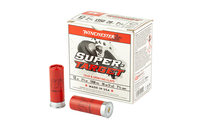 Winchester SPRTRGT 12GA 2.75" #7.5 25/250 Shotshell Winchester SPRTRGT 12GA 2.75" #7.5 25/250 Shotshell