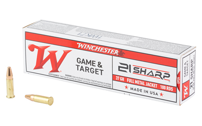 Winchester Ammunition Winchester Game & Target Rimfire Ammunition 21 Sharp 37gr FMJ 1335fps 100/ct