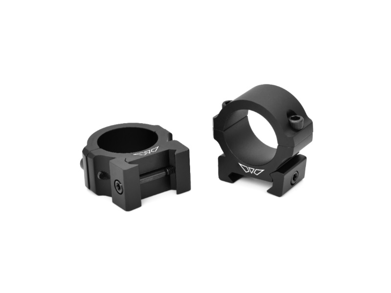 Warne Vapor 2-Piece Horizontal Scope Rings 1" High Matte