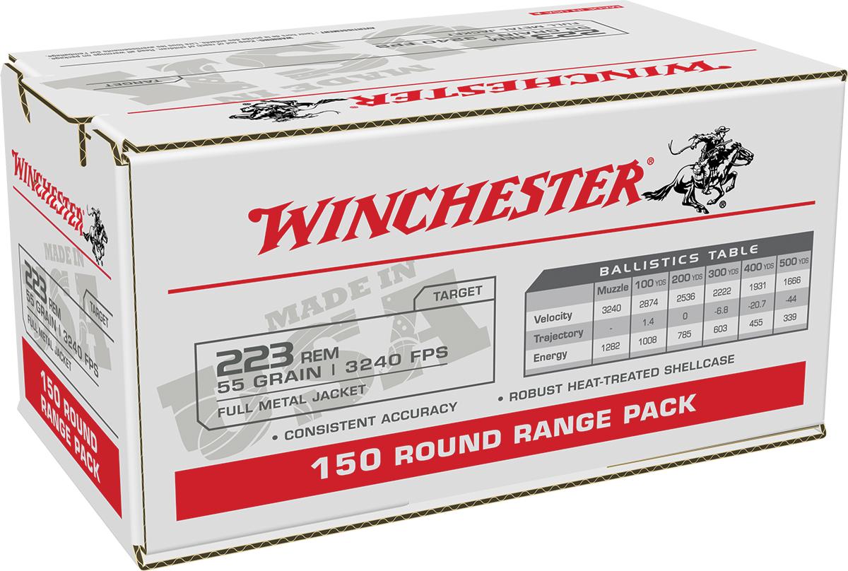 Winchester Ammunition Winchester USA Lake City Rifle Ammunition .223 Rem 55 gr