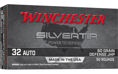 Winchester Ammunition Winchester Silvertip Handgun Ammunition 32 Auto 60 gr