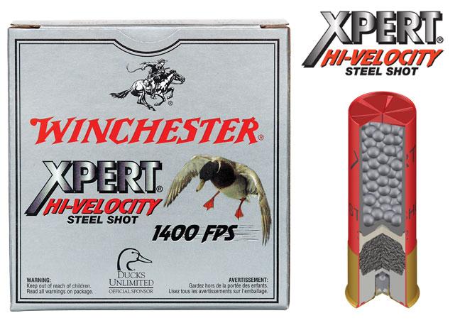 Winchester Ammunition Winchester Xpert High-Velocity Steel Shotshells 12 ga 2-3/4" 1-1/8 oz 1400 fps #BB 25/ct