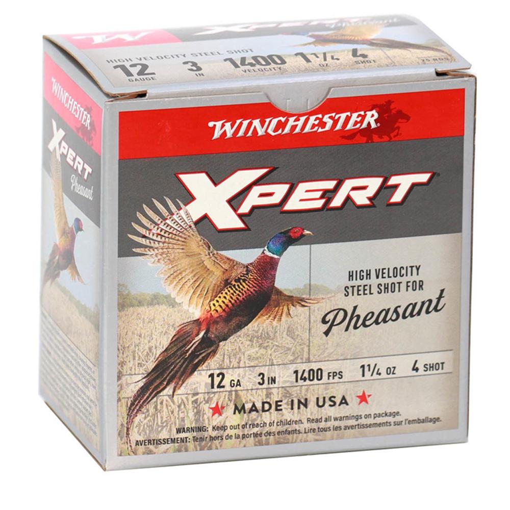 Winchester Ammunition Winchester Xpert HV Steel Pheasant Shotshells 12 ga 3" 1-1/4 oz 1400 fps #4 25/ct