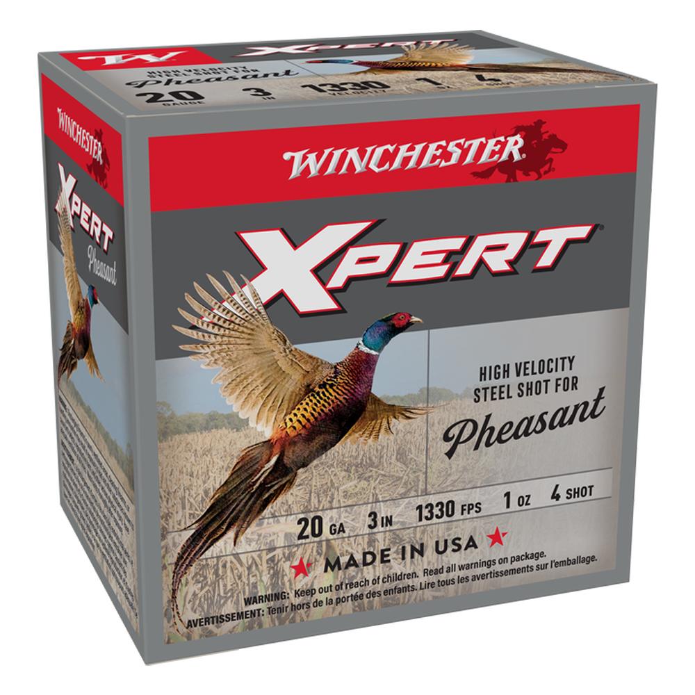 Winchester Ammunition Winchester Xpert HV Steel Pheasant Shotshells 20 ga 3" 1 oz 1330 fps #4 25/ct