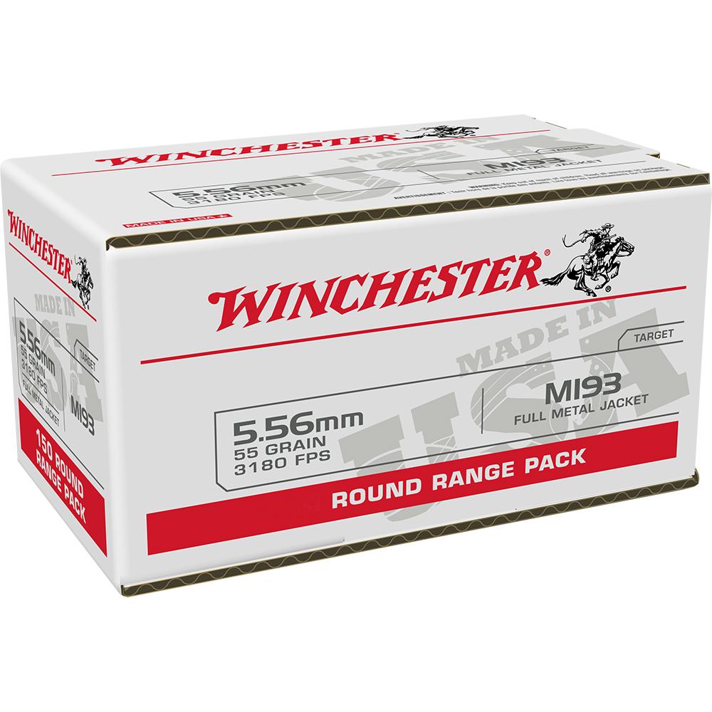 Winchester Ammunition Winchester USA Lake City M193 Rifle Ammunition 5.56X45 NATO 55 gr