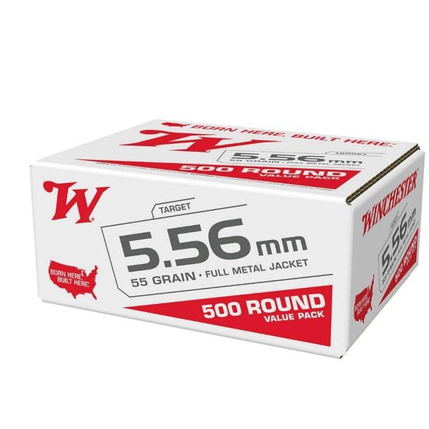 Winchester Ammunition Winchester USA Lake City M193 Rifle Ammunition 5.56X45 NATO 55 gr
