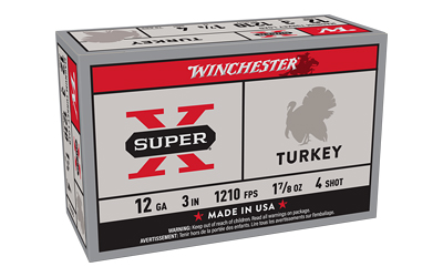 Winchester Ammunition Winchester Sprx Trky 12ga 3" #4 10/100 Shotshell