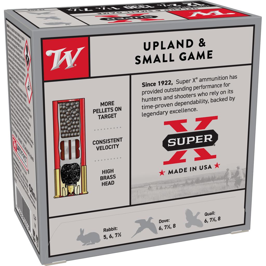 Winchester Super-X High-Brass Shotshells 12 ga 2-3/4" 1-1/4 oz 1330 fps #7.5 25/ct Winchester Super-X High-Brass Shotshells 12 ga 2-3/4" 1-1/4 oz 1330 fps #7.5 25/ct