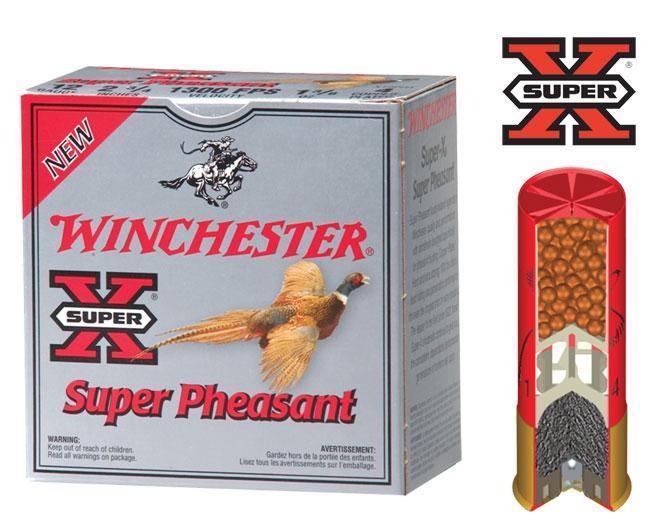 Winchester Ammunition Winchester Super-X Super Pheasant Shotshells 12 ga 2-3/4" 1-3/8 oz 1450 fps #6 25/ct