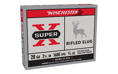 Winchester Ammunition Winchester Sprx 20ga 2.75" 3/4OZ Rfld 5/250
