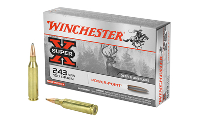 Winchester Ammunition Winchester Power Point Rifle Ammunition .243 Win 100 gr