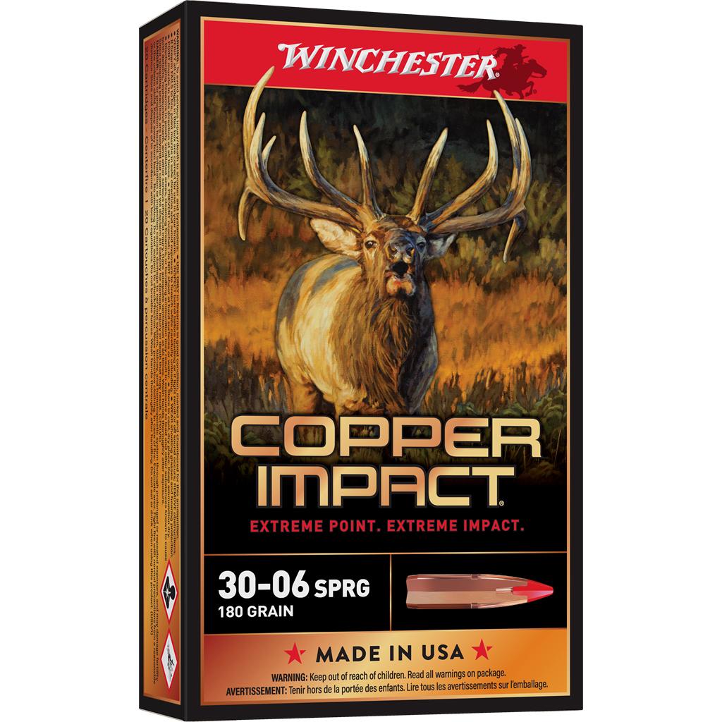 Winchester Ammunition Winchester Copper Impact Rifle Ammunition 30-06 SPRG 180 gr