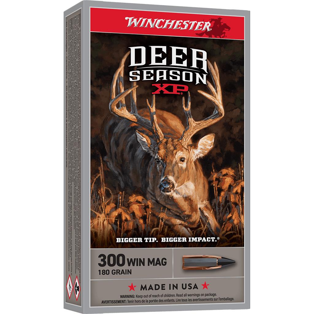 Winchester Ammunition Winchester Deer Season XP Rifle Ammunition .300 Win Mag 180gr PT 2950 fps 20/ct