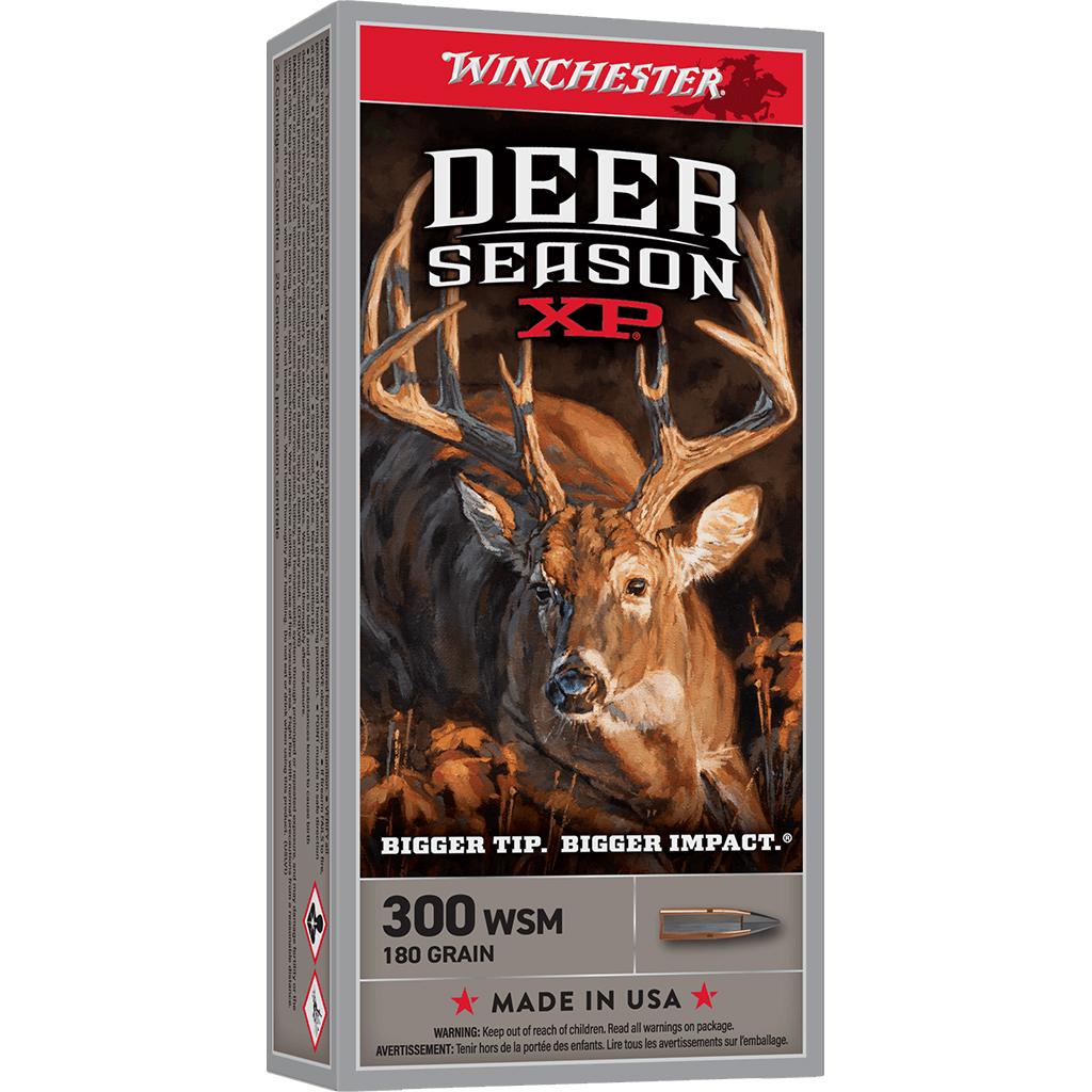 Winchester Ammunition Winchester Deer Season XP Rifle Ammunition .300 WSM 180gr PT 2900 fps 20/ct