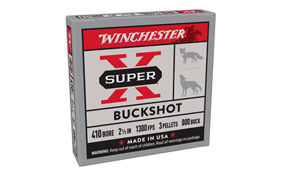 Winchester SPRX 410 2.5"000BK 3PLT 5/250 Buckshot Winchester SPRX 410 2.5"000BK 3PLT 5/250 Buckshot