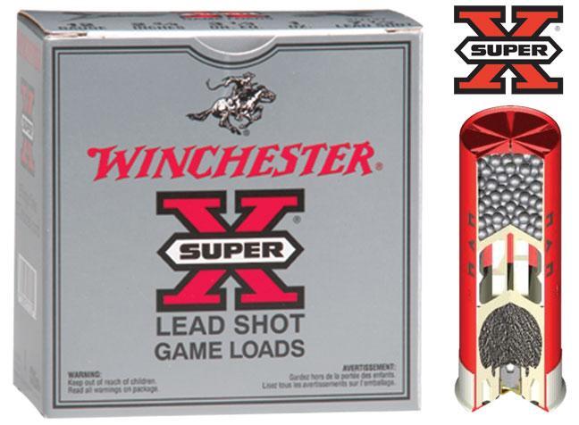 Winchester Ammunition Winchester Super-X Heavy Game Shotshells 12 ga 2-3/4" 1-1/8 oz 1255 fps #7.5 25/ct