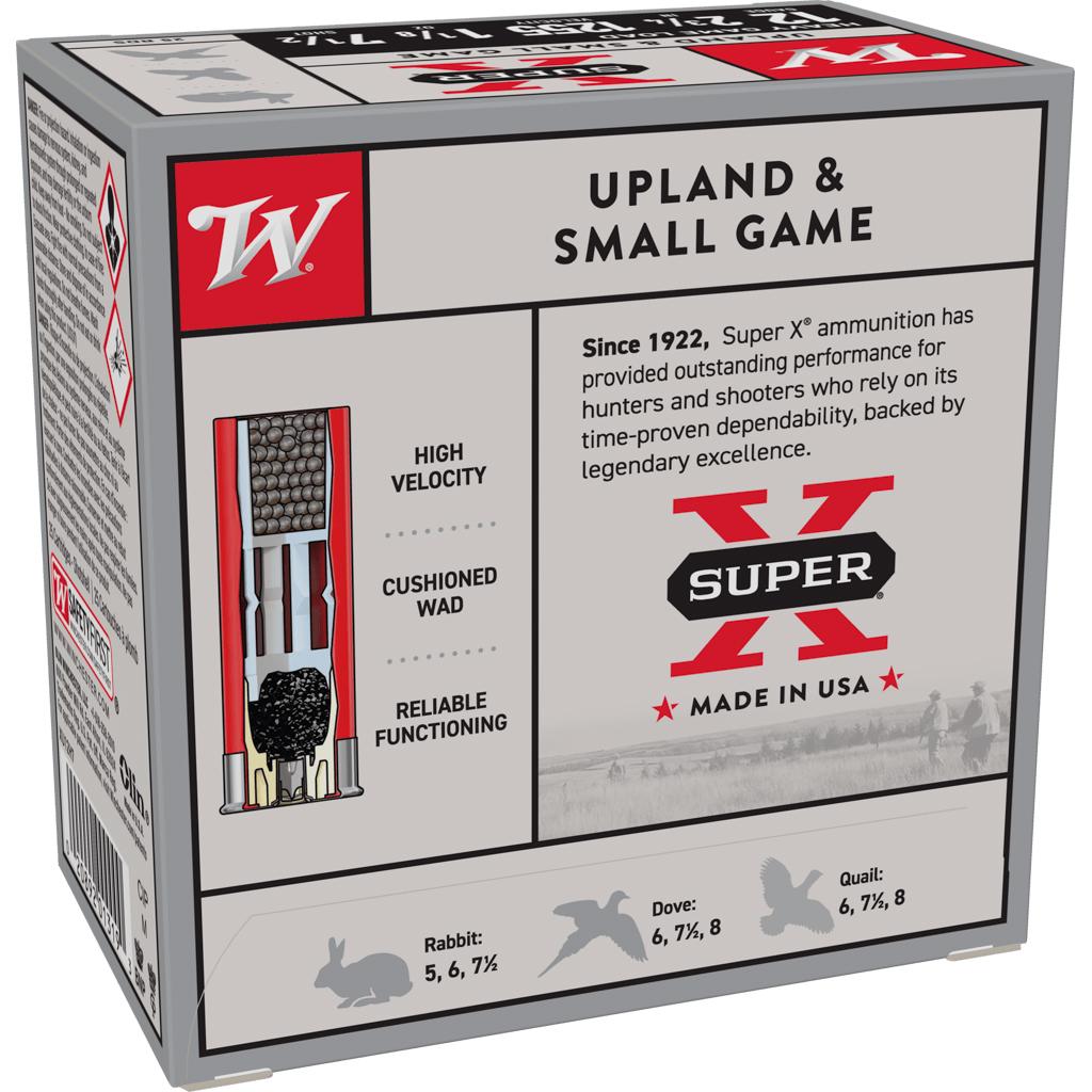 Winchester Super-X Heavy Game Shotshells 12 ga 2-3/4" 1-1/8 oz 1255 fps #7.5 25/ct Winchester Super-X Heavy Game Shotshells 12 ga 2-3/4" 1-1/8 oz 1255 fps #7.5 25/ct