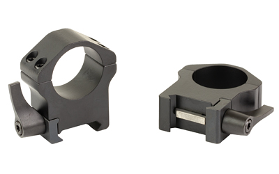 Warne Maxima 1" Hrz Qd Hi Rings Black Warne Maxima 1" Hrz Qd Hi Rings Black