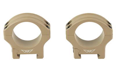 Warne HyperLite 30mm Low Dark Earth Scope Rings