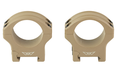 Warne HyperLite 30mm Medium Dark Earth Scope Rings