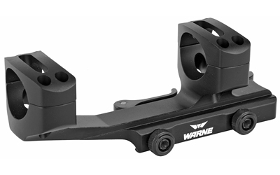 Warne Tactical Quick Detach X-SKEL Extended Cantilever Mount 1" Black