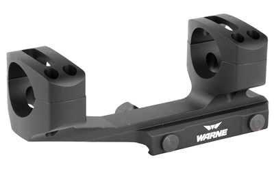 Warne Tactical Gen 2 X-SKEL Extended Cantilevered MSR Mount 1" Black ZERO MOA