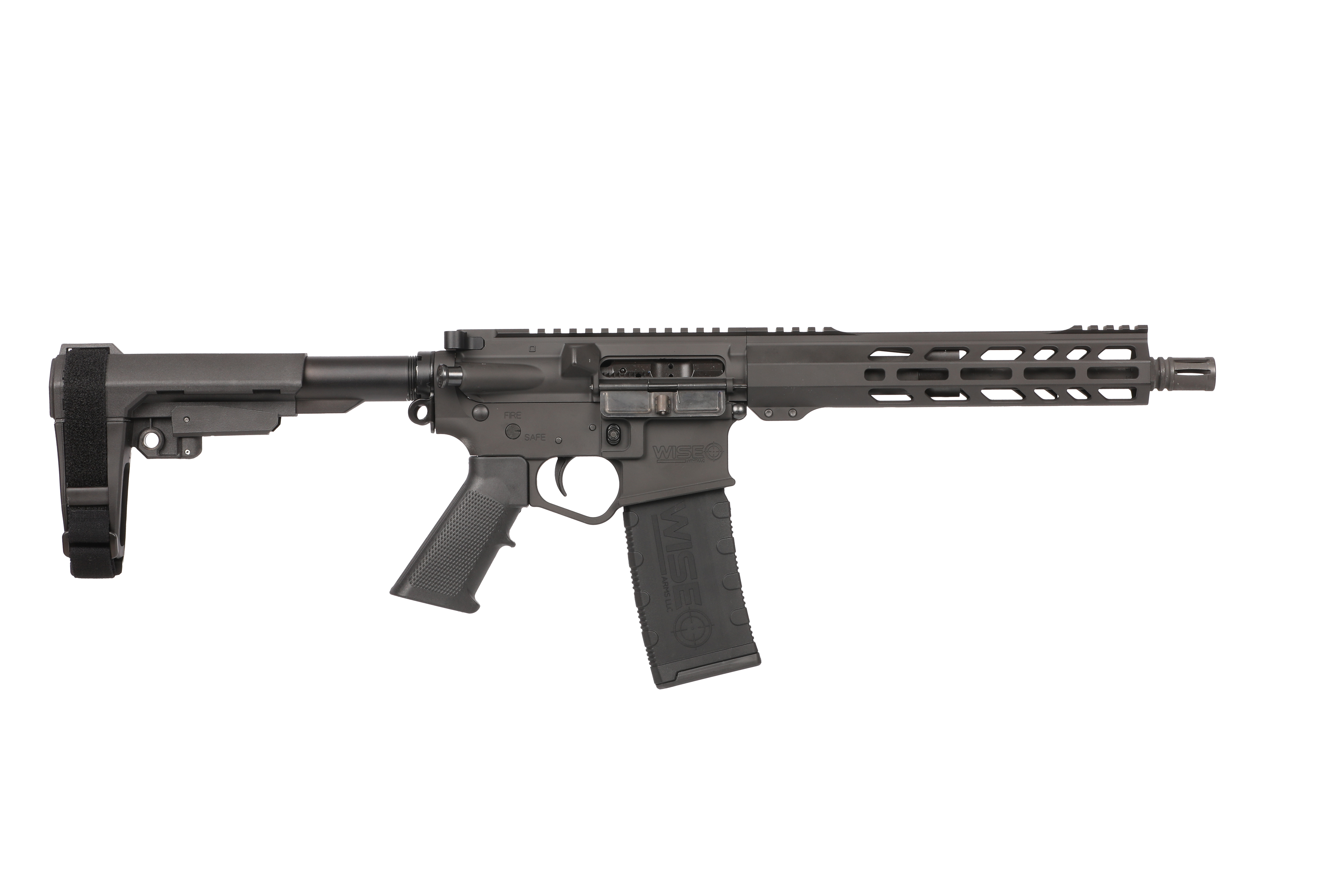 Wise Arms Wise Wa-15B 300BLK Black 10.5" Sba3 Semi-Auto Pistol