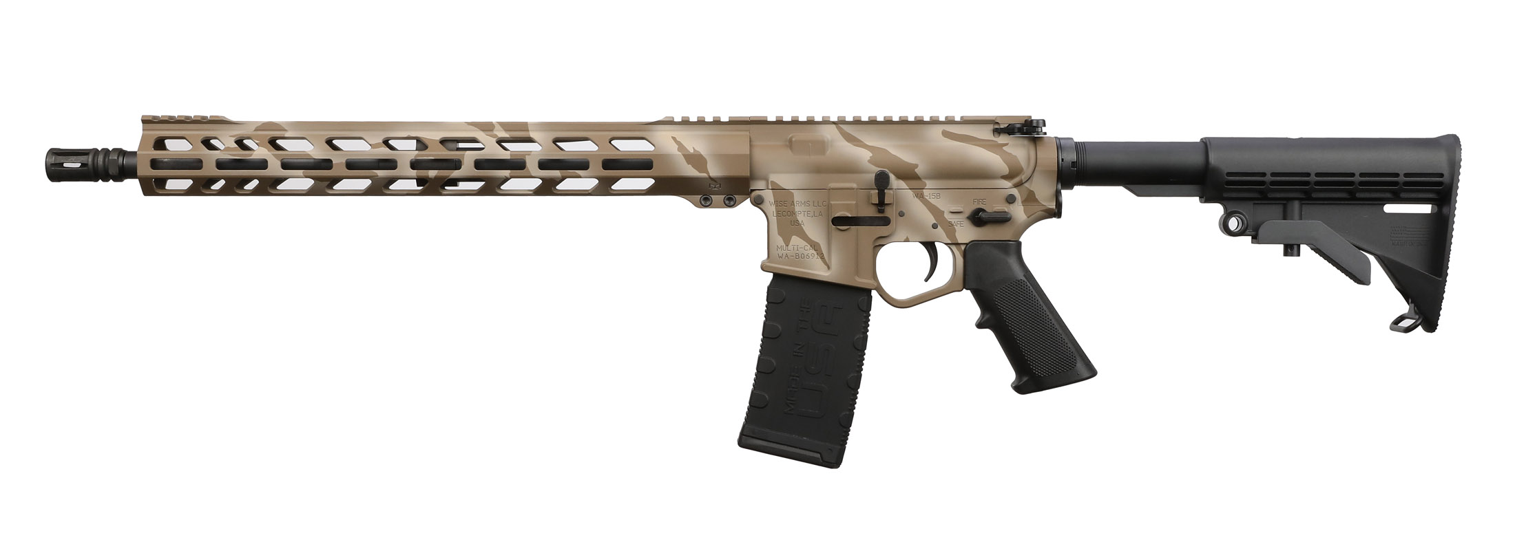 Wise Arms Wise Wa-15B 5.56mm FDE Tiger 16" Rifle