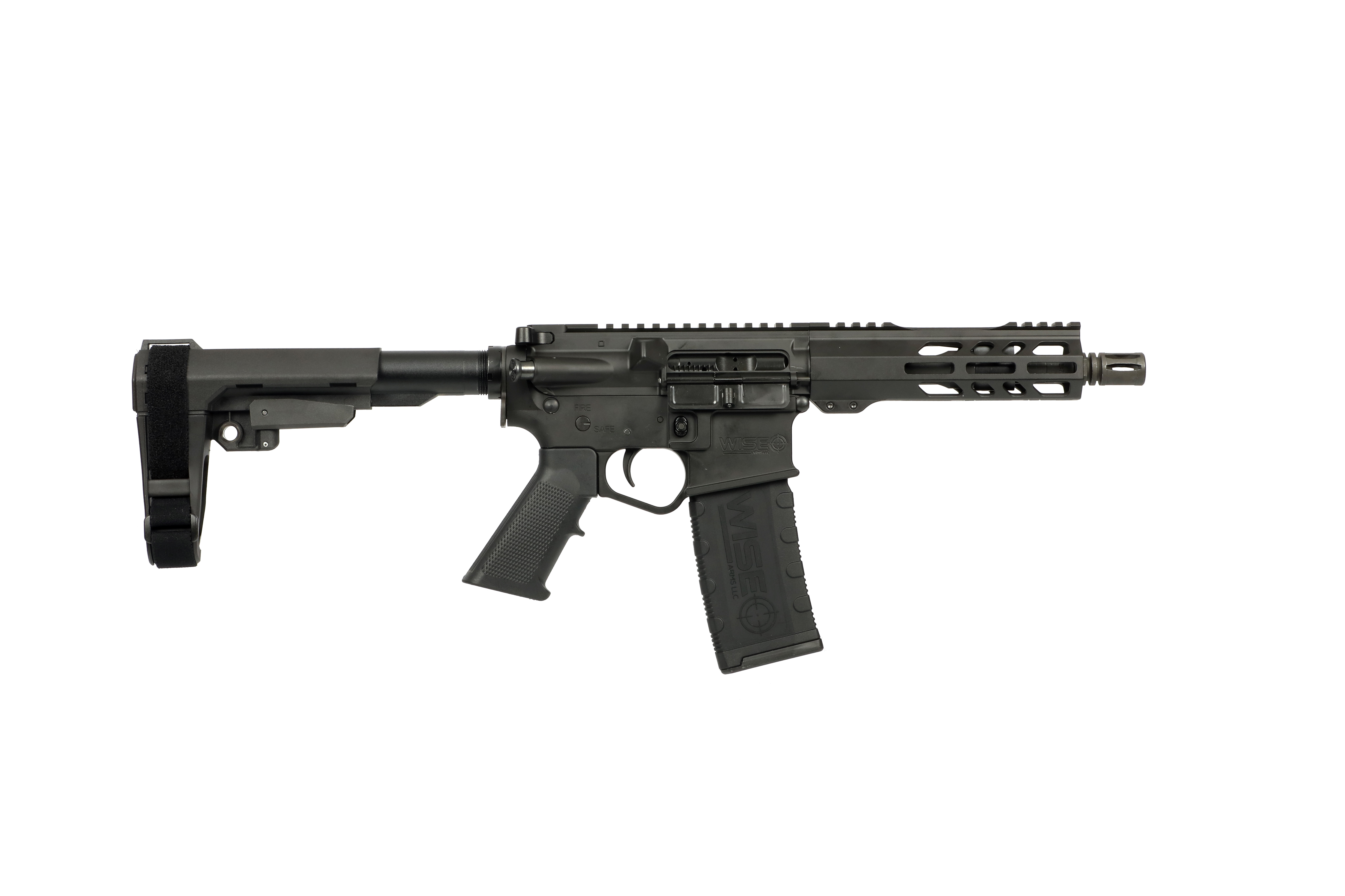 Wise Arms Wise Wa-15B 300BLK Black 7.5" Sba3 Semi-Auto Pistol