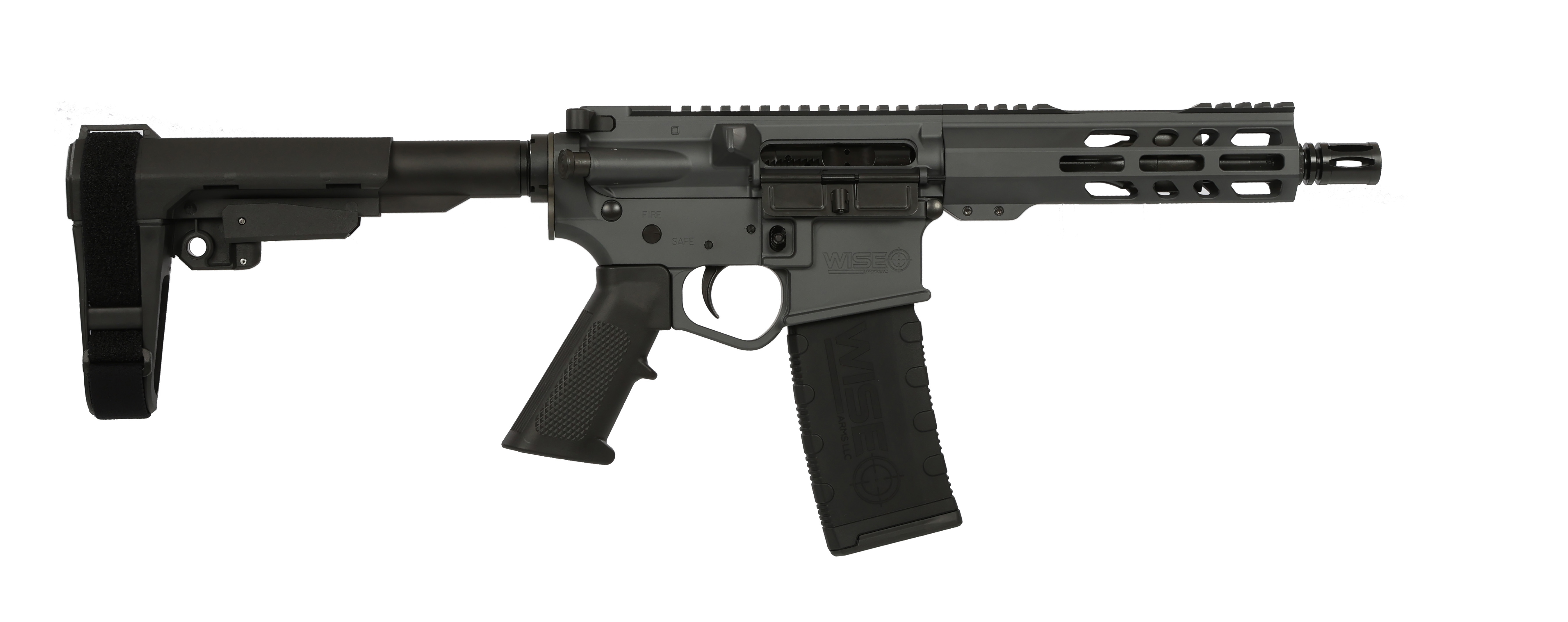 Wise Arms Wise Wa-15B 300BLK Gray 7.5" Sba3 Semi-Auto Pistol