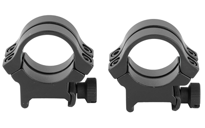 Weaver Quad Lock Detachable Scope Rings 1" High Matte