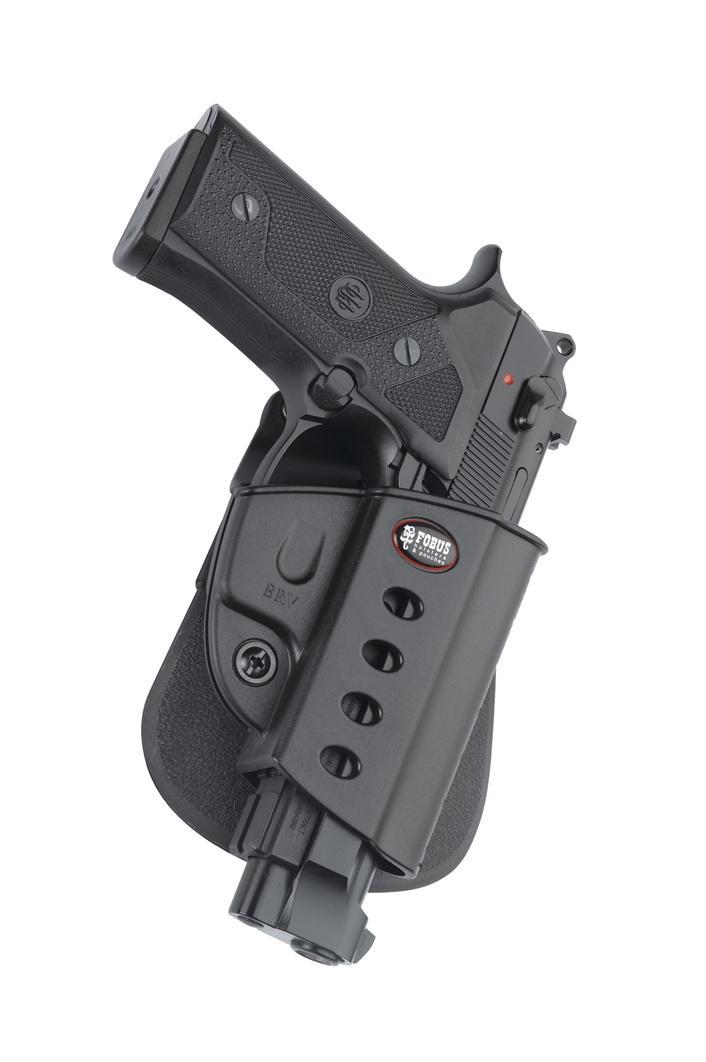 FOBUS USA LLC FOBUS Evolution Series Paddle Holster For Beretta Vertec in Black Right Hand