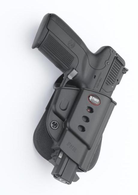 FOBUS USA LLC FOBUS Evolution Series Paddle Holster For FN 5.7 in Black Right Hand