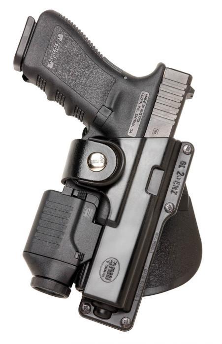 FOBUS USA LLC FOBUS Paddle Holster For for Glock 17/22/31 With Light Or Laser