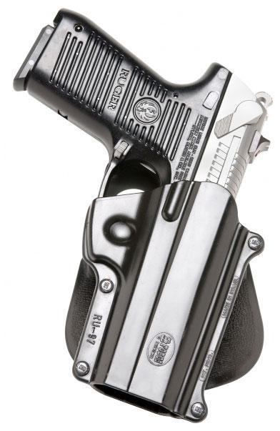 FOBUS USA LLC FOBUS Standard Paddle Holster for Ruger P90|Ruger P94 Black Right Hand