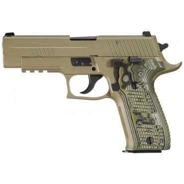 SIG Sauer P226 Scorpion 9mm Luger 10rd Magazine 4.4" Barrel FDE Night Sights Hogue