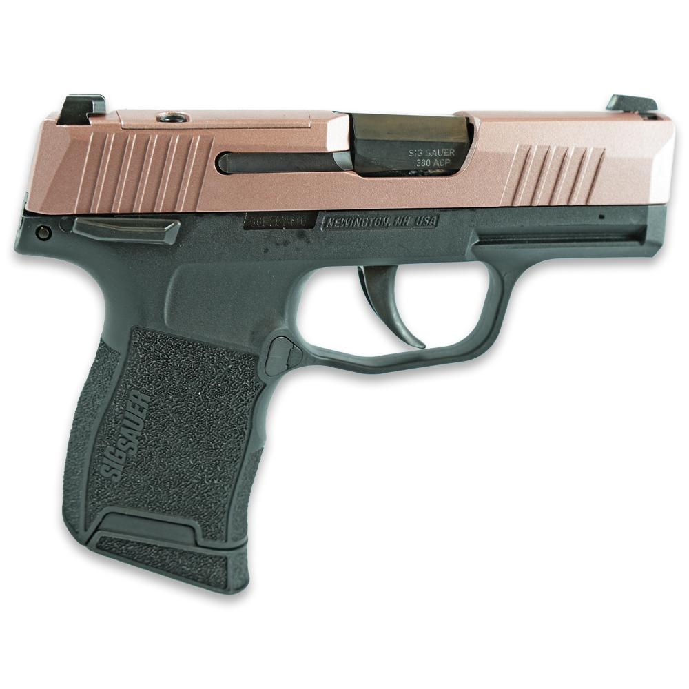 Sig Sauer Exclusive "Rose Sparkle Slide" P365-380 Handgun 380 Auto 10rd Magazine 3.1"