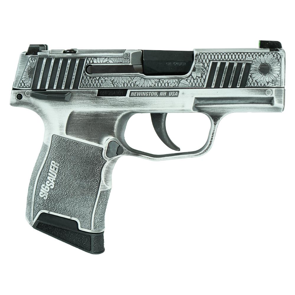 Sig Sauer Exclusive P365-380 "Sun Flower" Handgun 380 Auto 10rd Magazine 3.1" Barrel