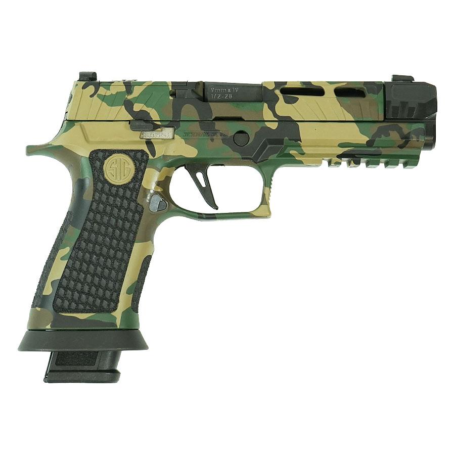 Sig Sauer P320 Spectre Comp Handgun 9mm Luger 21rd Magazines (2) 4.6" Barrel Woodland