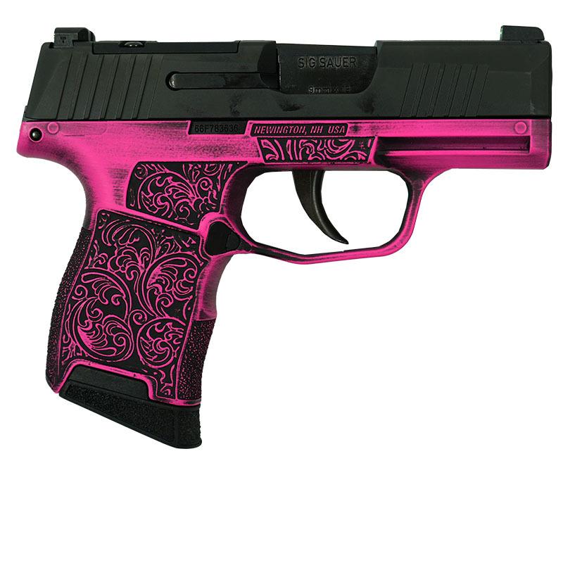 Sig Sauer Exclusive P365 Handgun 9mm Luger 10rd Magazine(2) 3.1" Barrel Filigree Night