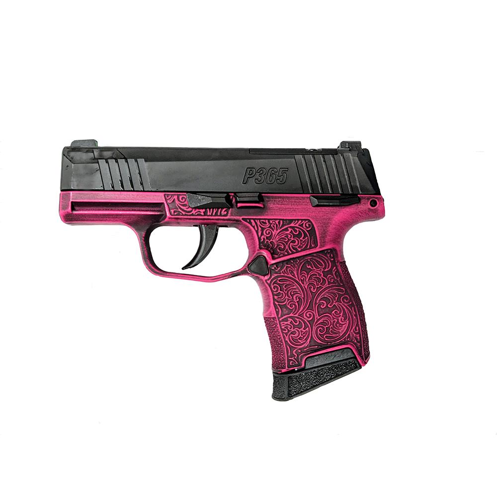 SIG Sauer P365 Exclusive "Pink Filigree" Handgun 9mm Luger 10rd Magazine(2) 3.1" Barrel