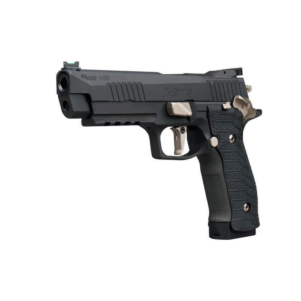 SIG Sauer P226 X-Five Nightmare Black Handgun 9mm Luger 10rd Magazines(3) 5" Barrel G10 Grips Sig Loc Pro SIG Sauer P226 X-Five Nightmare Black Handgun 9mm Luger 10rd Magazines(3) 5" Barrel G10 Grips Sig Loc Pro