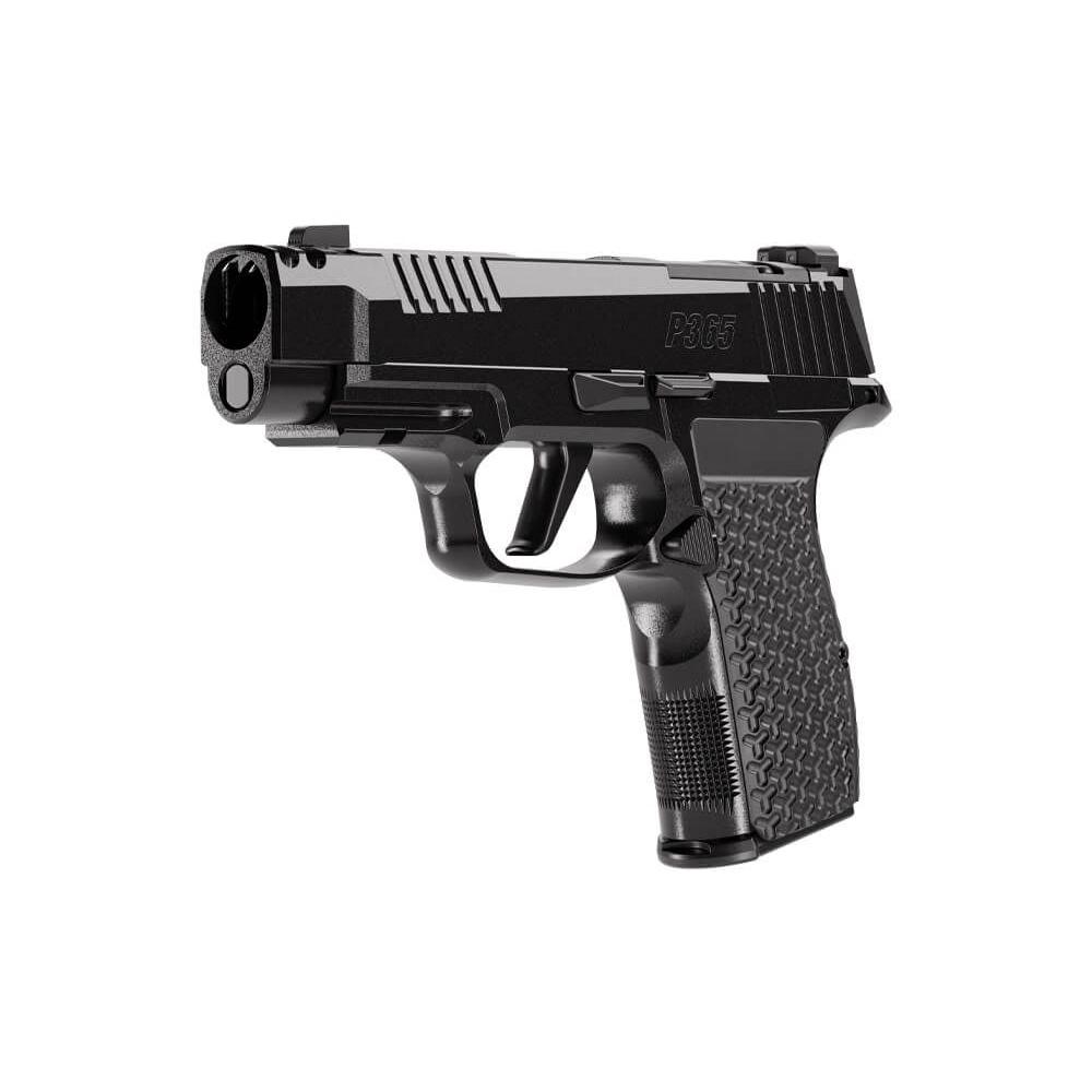 SIG Sauer P365 LUXE AXG Handgun .380 Auto 12rd Magazine(3) 3.1" Compensated Barrel Black