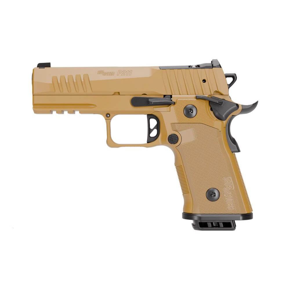 SIG Sauer P211-GT4 SAO Handgun 9mm Luger 21(2) &17(1)rd Magazines 4.2" Barrel Coyote