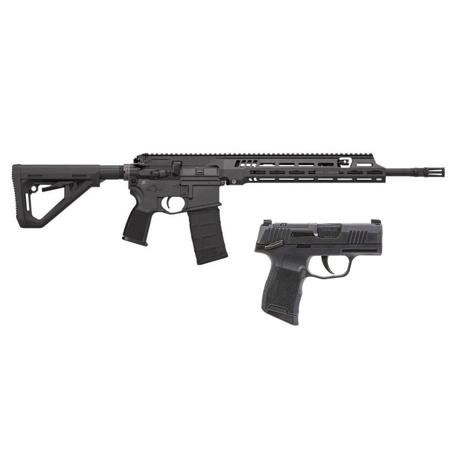 SIG Sauer SIG516 G3 Freedom Package 5.56mm 10rd Magazine(1) 16" Threaded Barrel w/P365