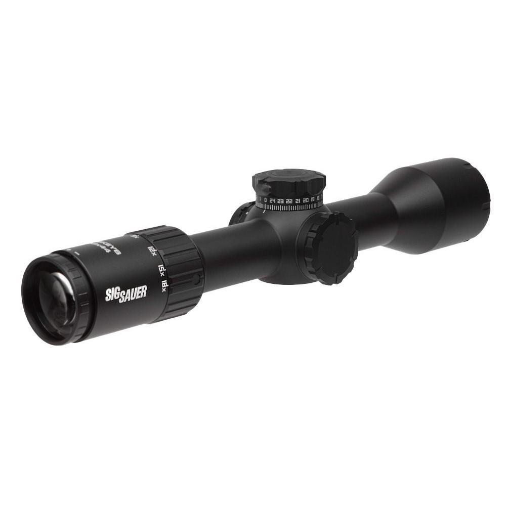 SIG SAUER SIG Whiskey6 Rifle Scope 3-18x44 30mm SFP Multi-Lock Zero Stop MOA Milling Hunter 2.0
