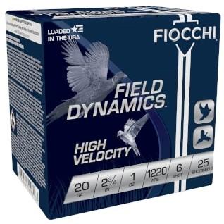 Fiocchi Ammunition Fiocchi HV LD 20GA 2.75" #6 25/250 Partition
