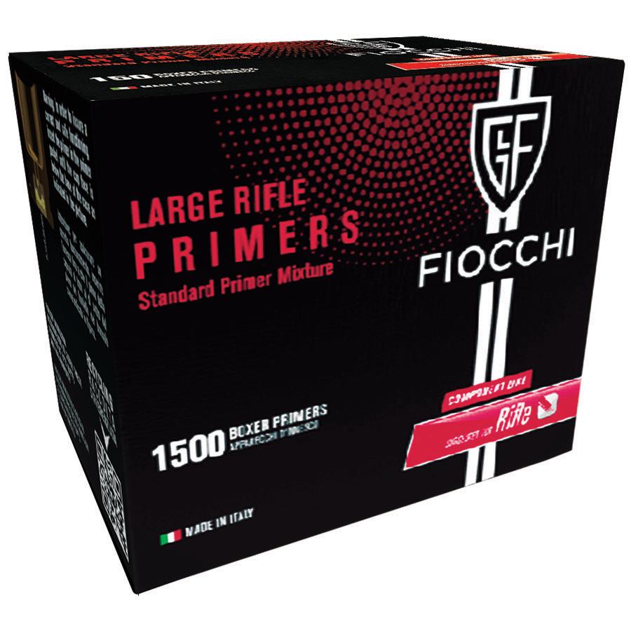 Fiocchi Large Rifle Primers 1500 per Box Fiocchi Large Rifle Primers 1500 per Box